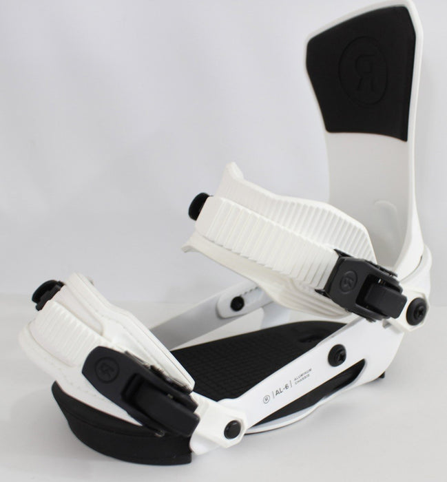 Ride AL-6 Snowboard Bindings Small (Women's US Size 5 - 9) White 2024 - 77978