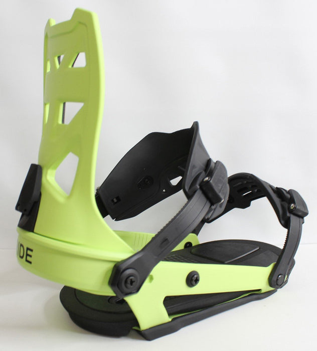 Ride A-8 Snowboard Bindings, Medium (Men's US Size 6-10), Lime 2024 A8 - 77976