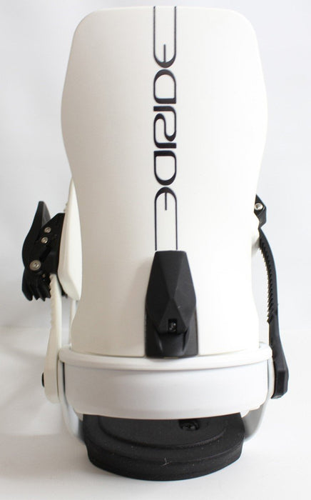 Ride A-6 Snowboard Bindings, Medium (Men's US Size 6-10) White New 2024