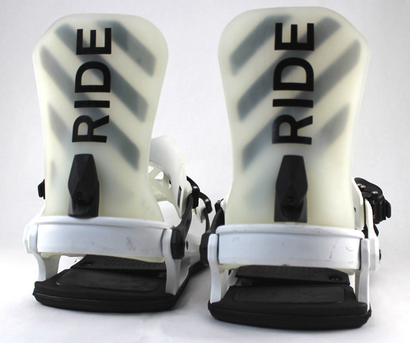 Ride C-8 Snowboard Bindings Medium (Men's US Size 6-10) White 2024 - Demo