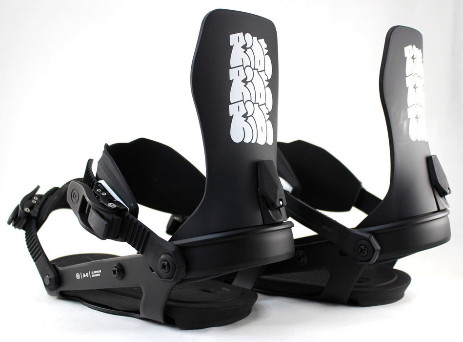 Ride A-6 Snowboard Bindings, Medium (Men's US Size 6-10) Tag 2024 - Demo