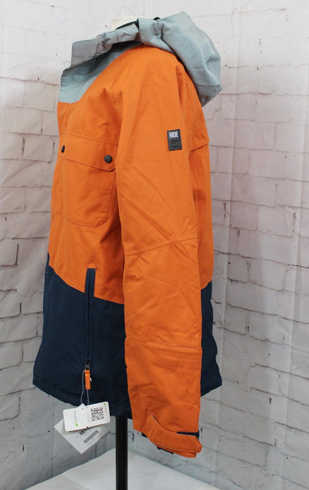 Ride Rainier Snowboard Jacket Mens Large Amber