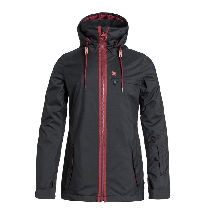 DC Revamp Snowboard Jacket, Women's Medium, Anthracite Black New