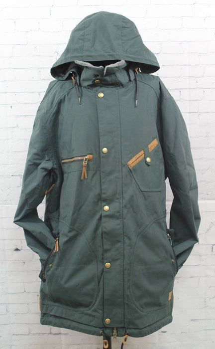 Ride Cappel Revolution Snowboard Jacket Mens Large Forest Green