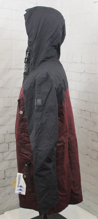 Ride Cappel Revolution Snowboard Jacket, Men's Large, Black Waxed Slub