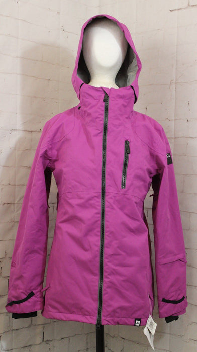 Ride Medina Snowboard Jacket, Women's Medium, Raspberry Sherbet Twill Purple