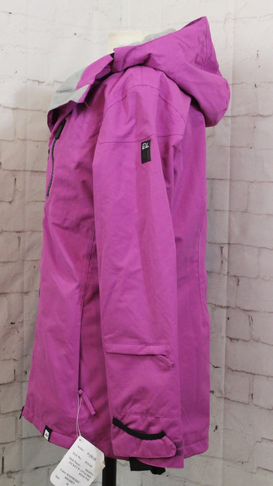 Ride Medina Snowboard Jacket, Women's Medium, Raspberry Sherbet Twill Purple