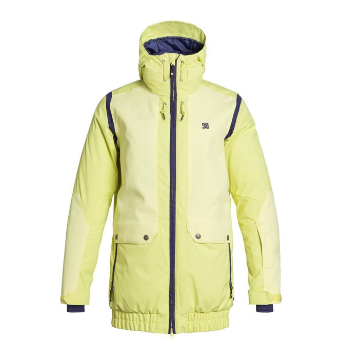 DC Women's Riji Insulated Snowboard Jacket Medium Sunny Lime New