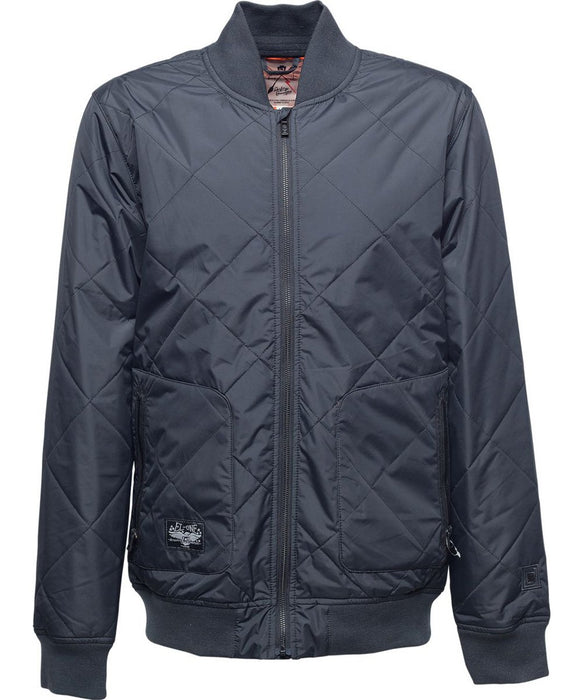 L1 Rockefeller Jacket Mens Size Large Black Flight Jacket Style