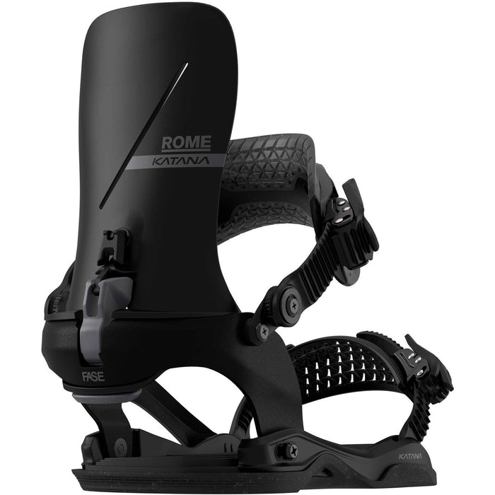 Rome Katana AW FASE Snowboard Bindings L/XL (Mens 10.5-12.5) Black 2027