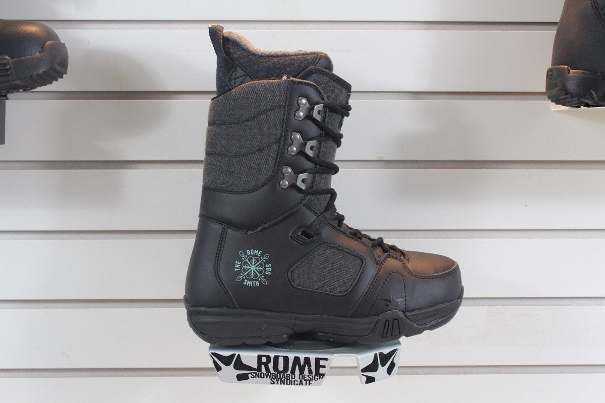 Rome Smith Womens Snowboard Boots size 7 Black New 2016 Rome Smith Womens Snowboard Boots size 7 Black New 2016