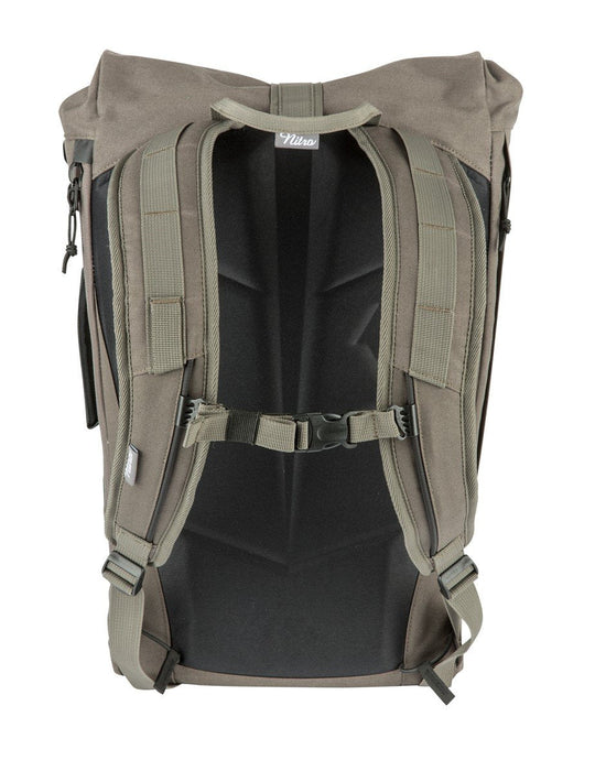 Nitro Scrambler Bag Roll Top 28L+L Convertible Backpack Waxed Lizard New