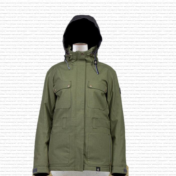 Ride Cappel Secret Snowboard Jacket Womens Size Medium Jade