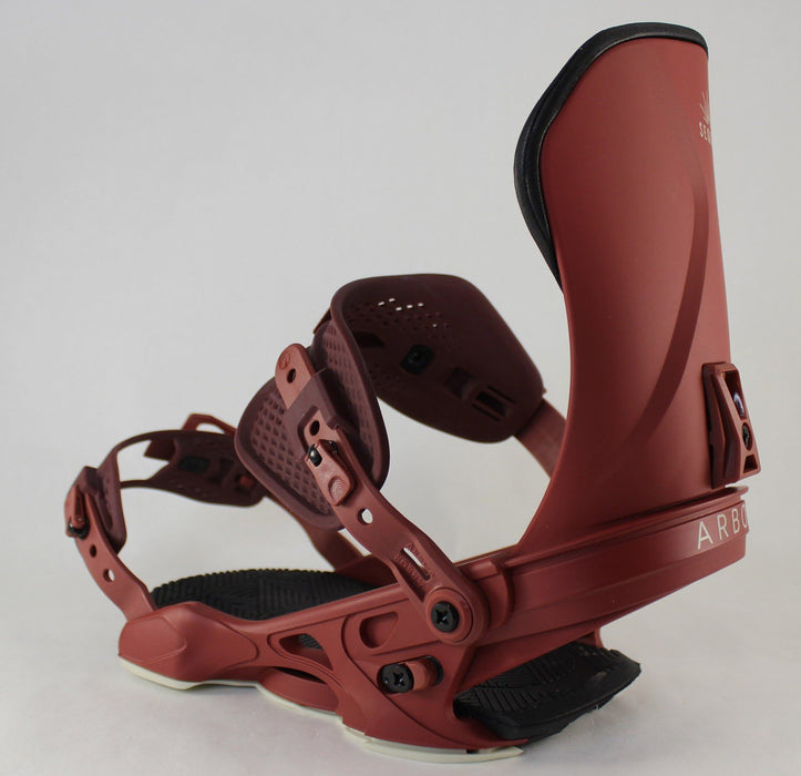 Arbor Sequoia Snowboard Bindings, Women's Small/Medium US 5-7), Maroon New