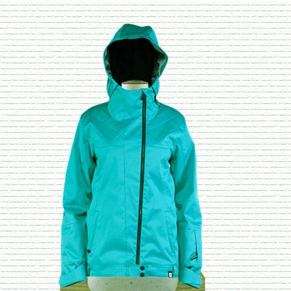 Ride Seward Snowboard Shell Jacket, Women's Medium, Aqua Blue