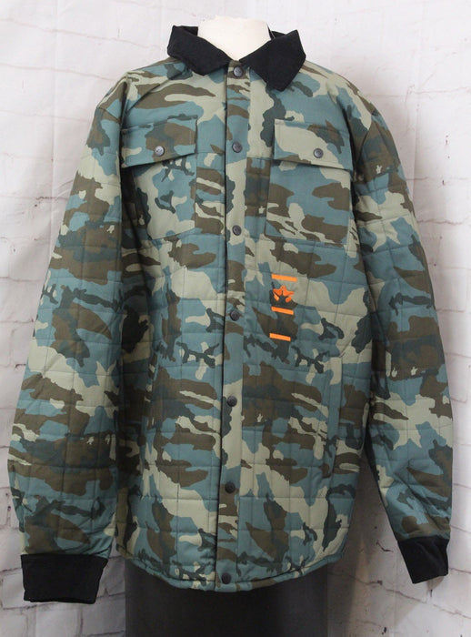 Rome Shacket, Workshirt / Snowboard Riding Jacket, Men's Extra Large/XL Camo New