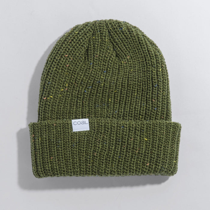 Coal The Shoreline Mid Length Acrylic Wool Blend Beanie Unisex OSFM Olive Green