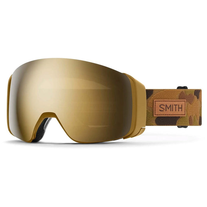 Smith 4D Mag Snow Goggles Coyote Pow Hunter Chromapop Sun Black Gold Lens +Bonus