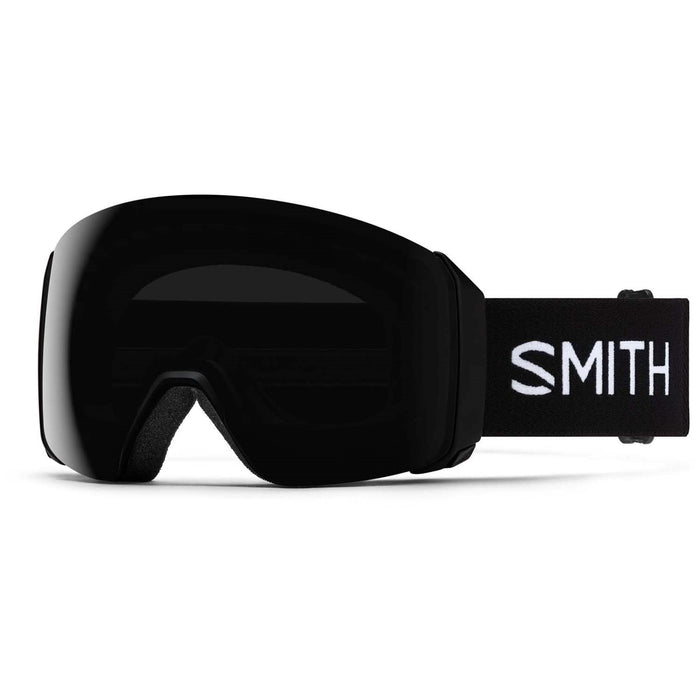 Smith 4D Mag XL Snow Goggles Black Frame, Chromapop Sun Black Lens + Bonus New