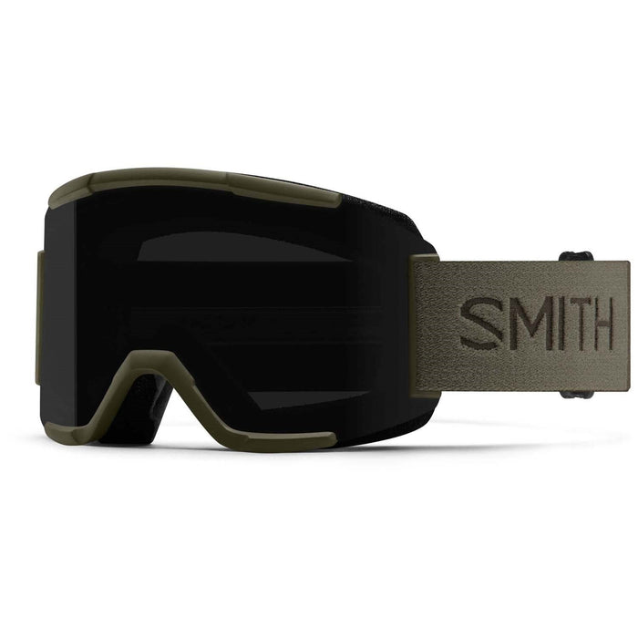 Smith Squad Snow Goggles Forest Frame, ChromaPop Sun Black Lens + Bonus New