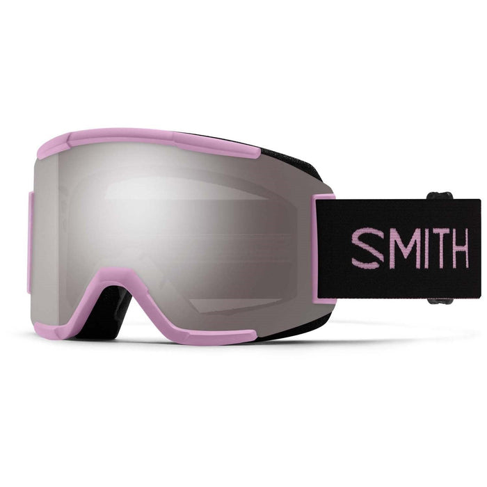 Smith Squad Snow Goggles Proper Pink, ChromaPop Sun Platinum Lens + Bonus New