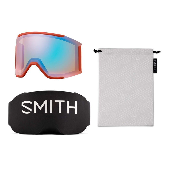 Smith Squad Mag Ski / Snow Goggles Rust Frame, ChromaPop Sun Black Gold + Bonus