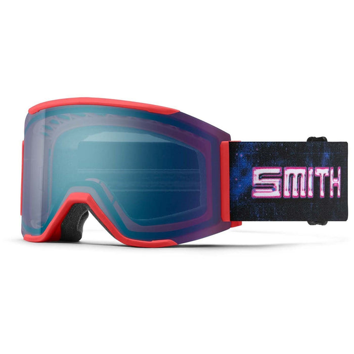 Smith Squad Mag Snow Goggles Wild Child Chrome Dome, ChromaPop Everyday Blue New