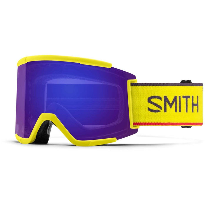 Smith Squad XL Snow Goggles High Voltage, ChromaPop Everyday Violet Lens + Bonus