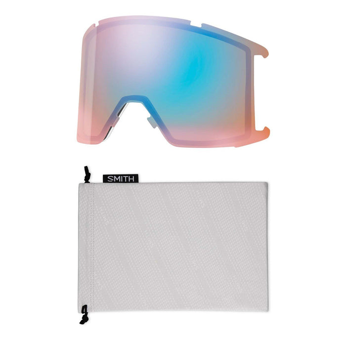 Smith Squad XL Snow Goggles Open Road, ChromaPop Everyday Blue Mirror + Bonus