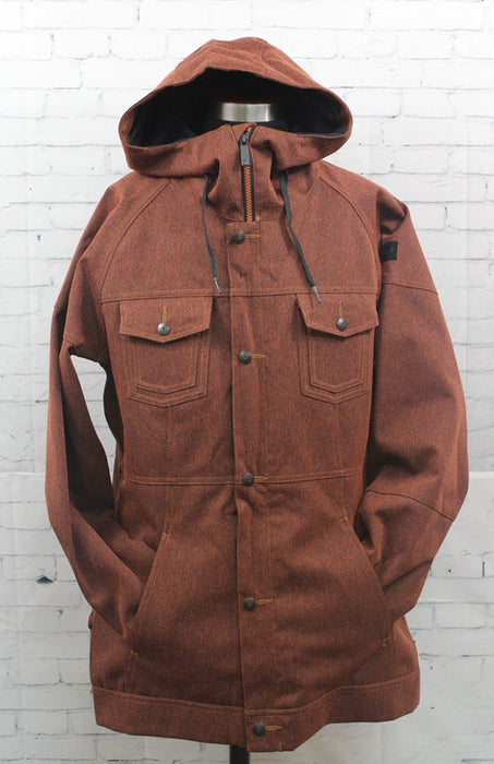 Ride Somerset Snowboard Jacket Womens Medium Burnt Orange