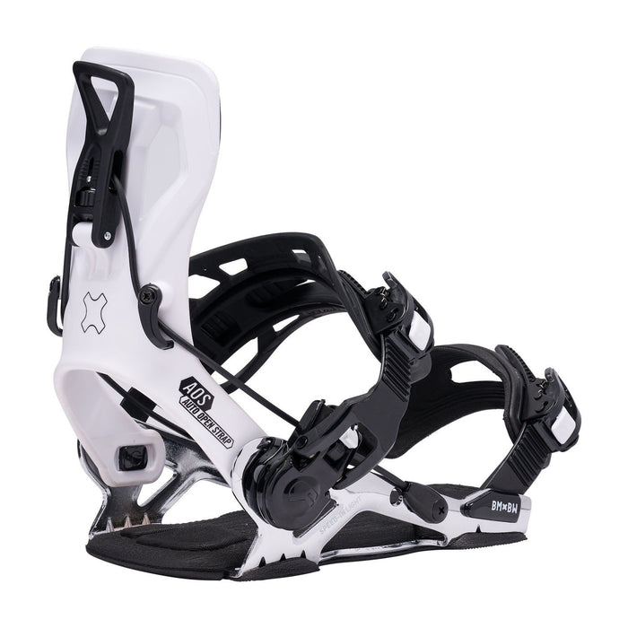 Bent Metal Speed In Light Snowboard Bindings Medium (Men's 7-9) White New