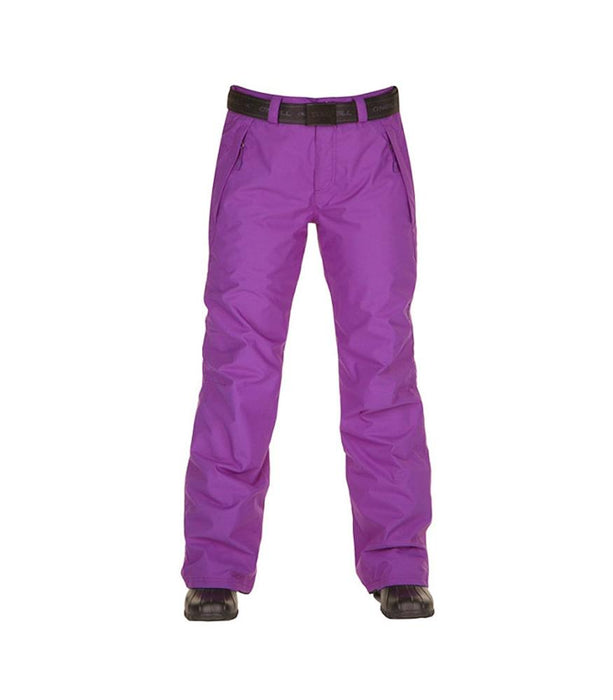 O'Neill Star Belted Ski and Snowboard Pants, Women's Medium, Purple Haze