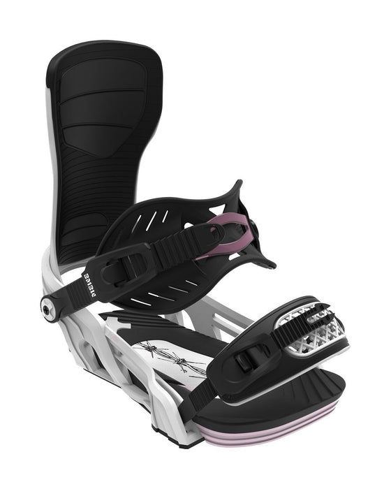 Bent Metal Stylist Snowboard Bindings Small - Medium (Women's 5-8), White New