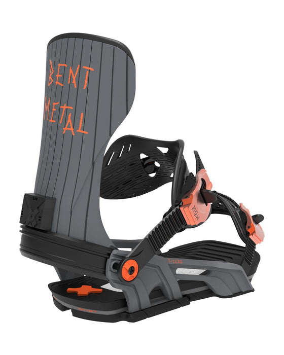 Bent Metal T-Zero Snowboard Bindings Large (Men's 11-14) Black New