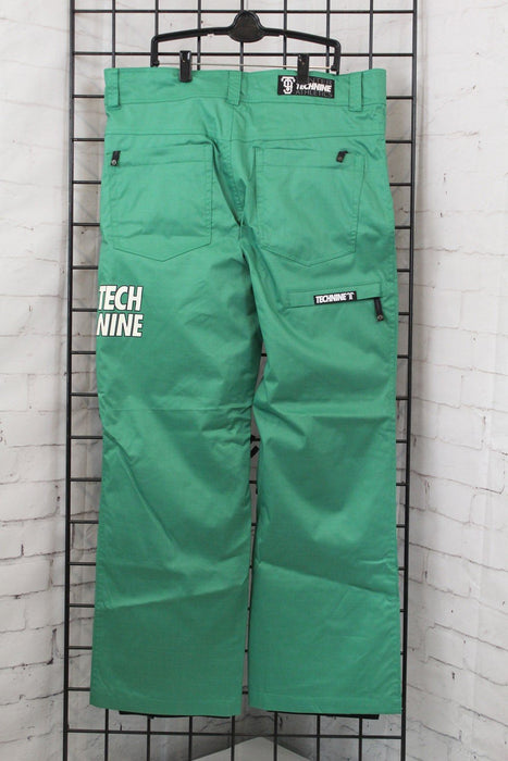 Technine Chino Shell Snowboard Pants Mens Size Large Green New