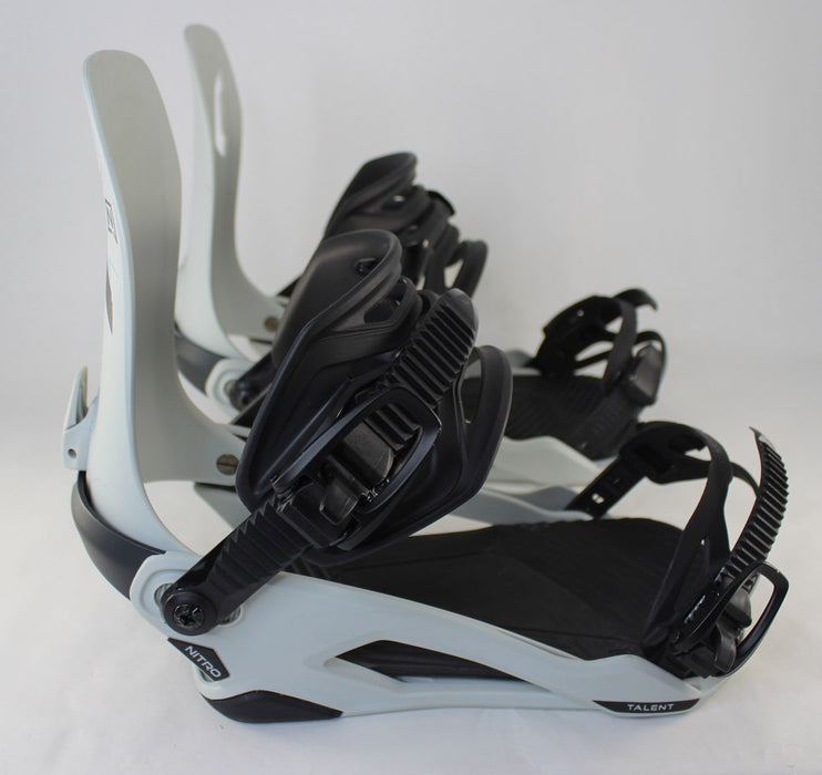 Nitro Talent Snowboard Bindings Unisex Large Fits Mens (US 11-14) Gray 2026 Demo