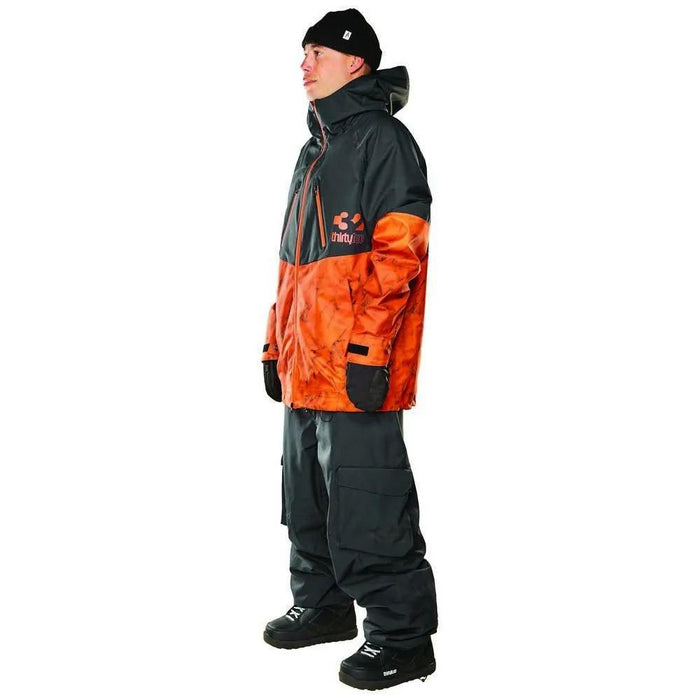 Thirtytwo TM-3 Snow Jacket, Men's Large, Black/Orange New