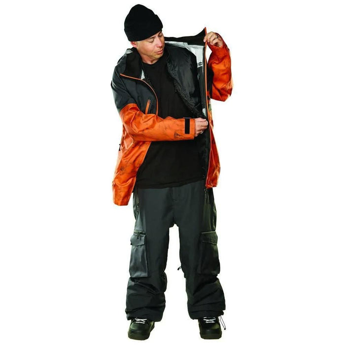 Thirtytwo TM-3 Snow Jacket, Men's Large, Black/Orange New