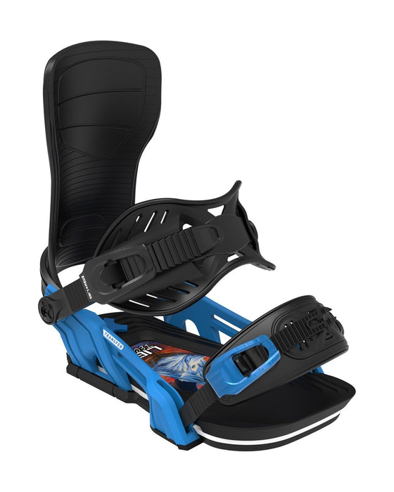 Bent Metal Transfer Snowboard Bindings Large (Men's 11-14), Blue Black New