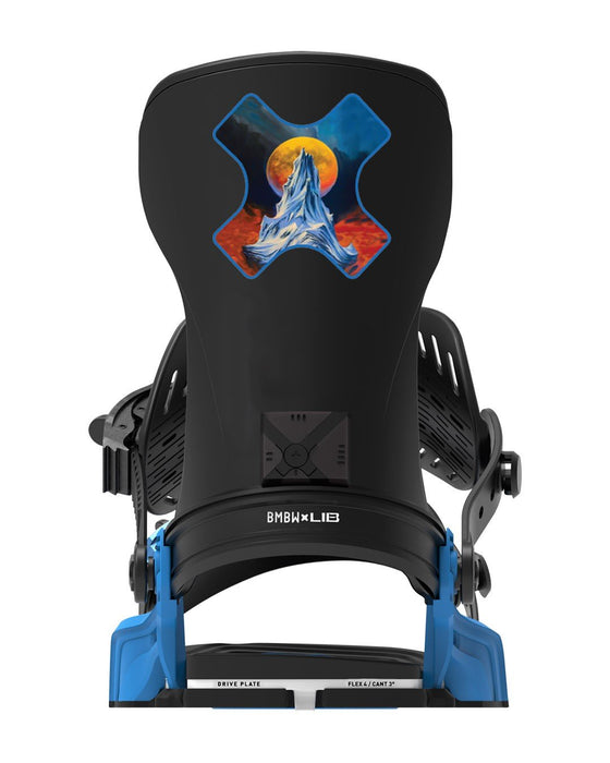 Bent Metal Transfer Snowboard Bindings Large (Men's 11-14), Blue Black New