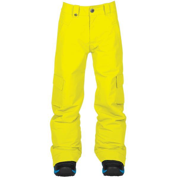 Bonfire Troop Insulated Snowboard Pants, Kids Youth Medium (10), Bee Yellow New