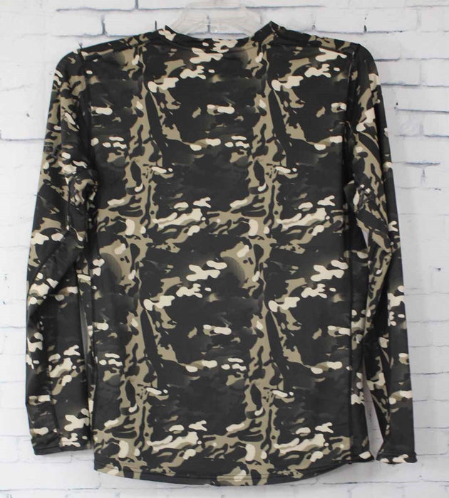 Undefeated O.P. Camo Tech Work Out Long Sleeve Shirt Men's Small Attic Print New