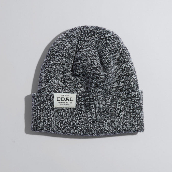 Coal The Uniform Low Polylana Low Profile Beanie Unisex OSFM Grey Black Marl New