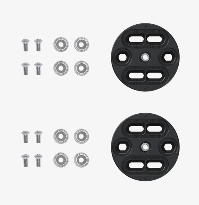 Union Snowboard Bindings Mini Disc Kit 4 Hole And Channel New with Hardware