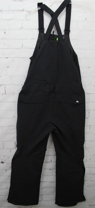 Quiksilver Utility Shell Snowboard Bib Pants Men's Large Black New