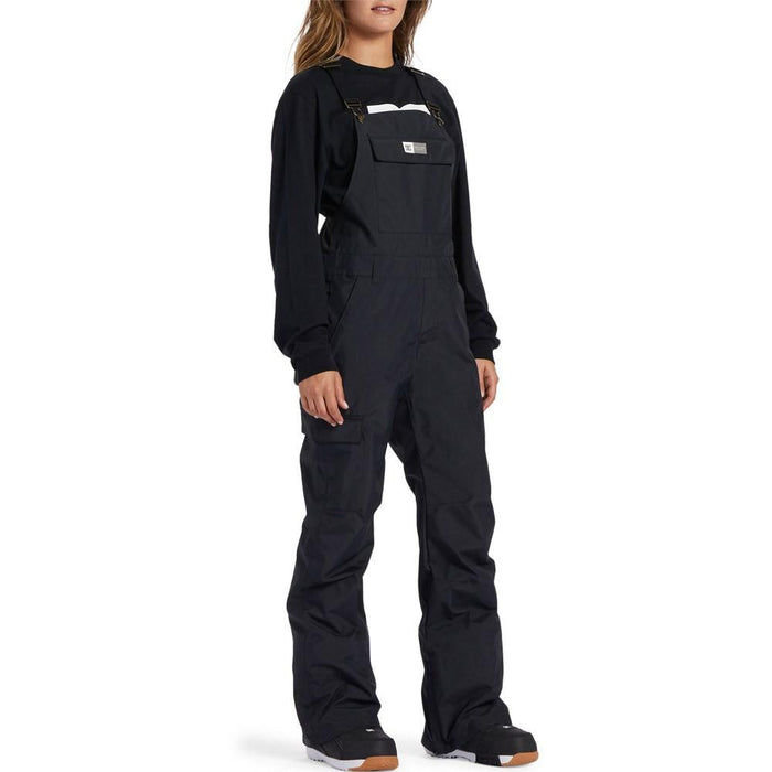 DC Valiant Shell Bib Snowboard Pants, Women's Small, Black New