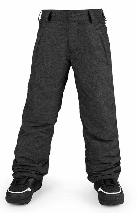 Volcom Explorer Insulated Snowboard Pants Boys YouthSmall Black New