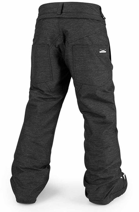 Volcom Explorer Insulated Snowboard Pants Boys YouthSmall Black New