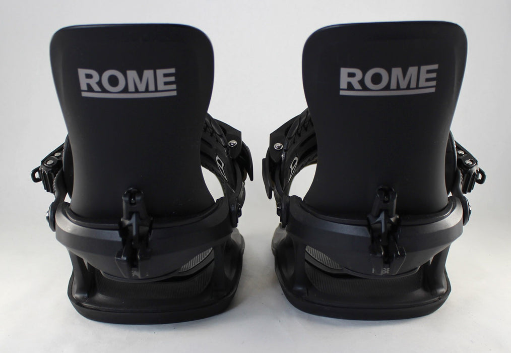 Rome Volt FASE Snowboard Bindings, Medium (US Men's 7.5-10.5) Black 2027 Demo