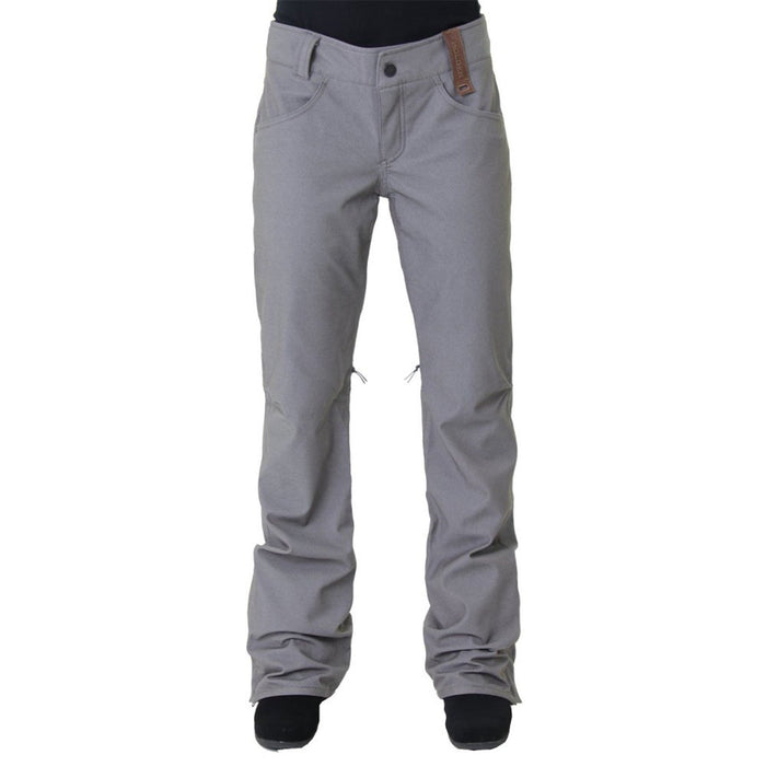 Holden Denim Skinny Snowboard Pants, Womens Extra Small / XS, Grey New